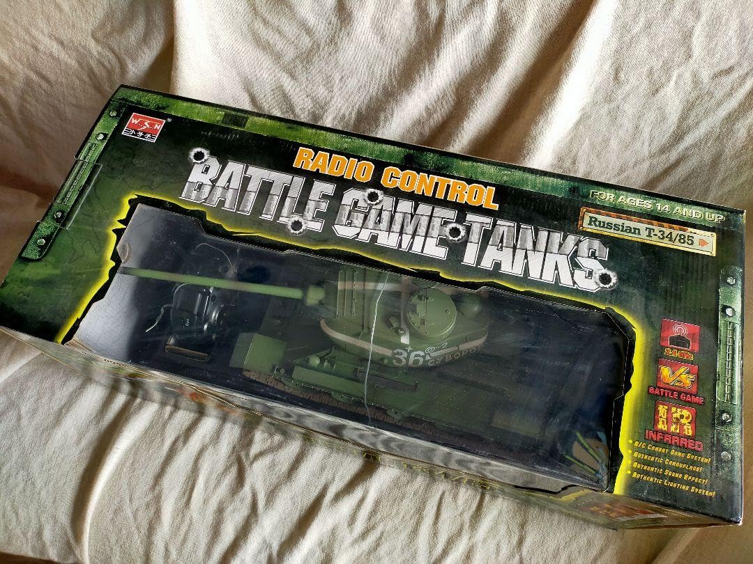 【未開封】童友社 ラジコン 対戦戦車 T-34/85 赤外線バトルシステム付 Amazon.co.jp: 童友社 ラジコン 対戦戦車 T-34/85 赤外線バトル